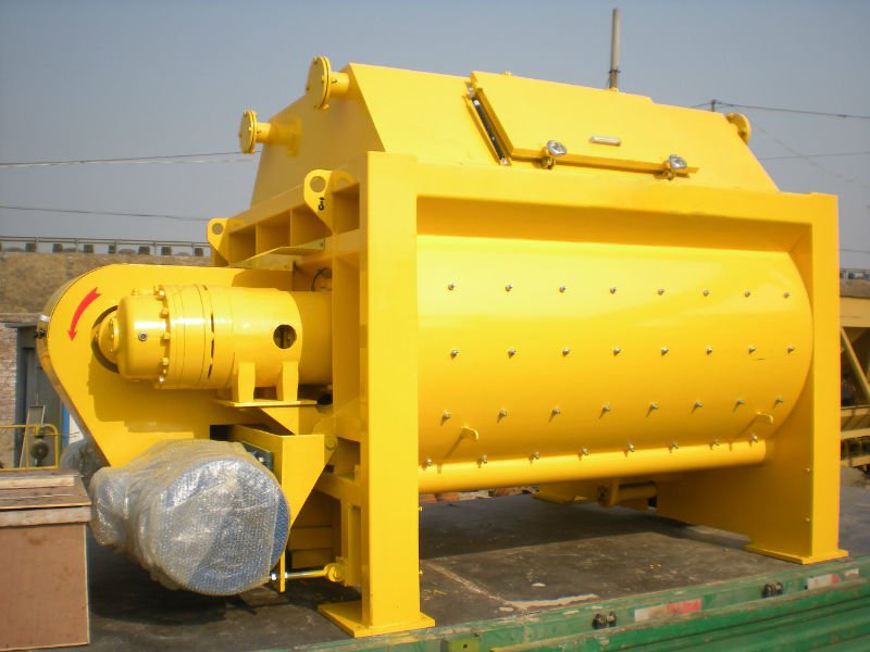twin shaft concrete mixer 