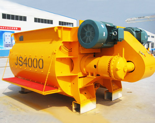 twin shaft concrete mixer