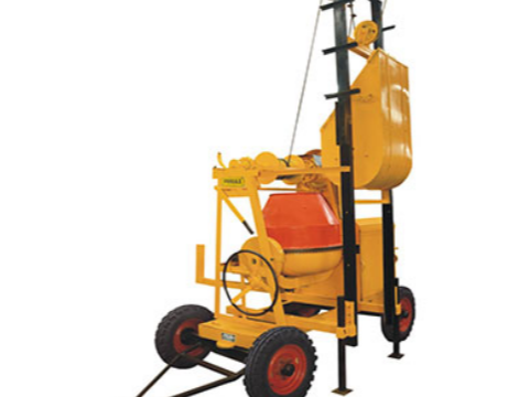 Concrete mixer with lift for sale